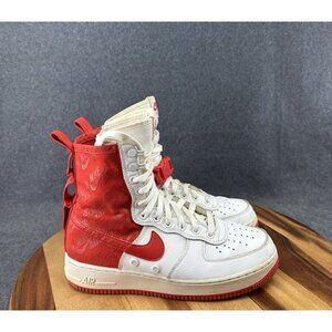 Nike SF AF 1 High White University Red Mens High Top Shoes US 8 Special Field